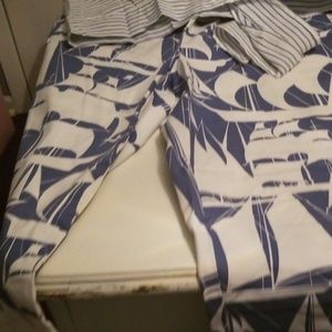 Crop Pants and Button Up Shirt